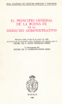El principio general de la buena fe en el derecho administrativo vignette