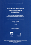 Diplomacia pontificia y secularización en Uruguay. Relación de correspondencia Santa Sede-Nunziatura Apostólica. Affari ecclesiastici straordinari. 1905-1922 vignette