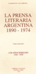 La prensa literaria Argentina 1890-1974 vignette