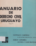 Anuario de derecho civil uruguayo vignette