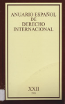Anuario español de derecho internacional vignette