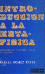 Introducción a la metafísica : Aristóteles y Santo Tomás de Aquino. vignette