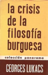 La crisis de la filosofía burguesa vignette