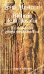 Historia de la filosofía. La filosofía griega prearistotélica vignette