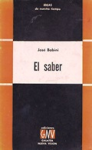 El saber vignette