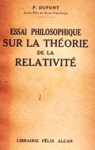 Essai philosophique sur la théorie de la relativité vignette