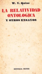 La relatividad ontológica y otros ensayos vignette