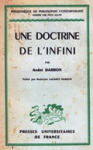 Une doctrine de l'infini vignette