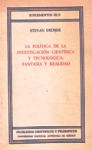 La política de la investigación científica y tecnológica vignette