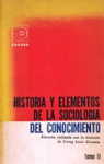 Historia y elementos de la sociología del conocimiento. Contenido y contexto de las ideas sociales vignette