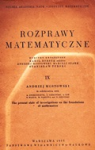 Rozprawy matematyczne vignette
