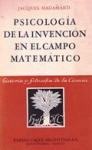 Psicología de la invención en el campo matemático vignette