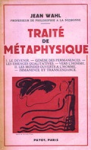 Traité de métaphysique vignette