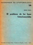 El problema de las leyes historicosociales vignette