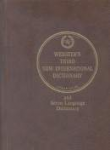 Webster's third new international dictionary of the english language unabridged vignette