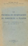 La promesa de enajenación de inmuebles a plazos vignette