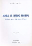 Manual de derecho procesal vignette