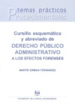Cursillo esquemático y abreviado de derecho público administrativo a los efectos forenses vignette