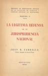 La legítima defensa en la jurisprudencia nacional vignette