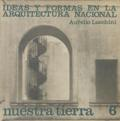 Ideas y formas en la arquitectura nacional vignette
