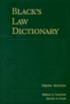 Black's law dictionary vignette