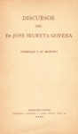 Discursos del Dr. José Irureta Goyena vignette