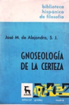 Gnoseología de la certeza vignette