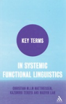 Key terms in systemic functional linguistics vignette
