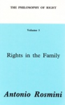 The philosophy of right. Rights in the family vignette