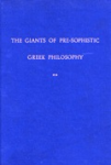 The giants of pre-sophistic Greek philosophy vignette
