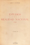 Estudios sobre la realidad nacional 1926-1934 vignette