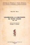 Contribución a la bibliografía del teatro chileno 1804-1960 vignette