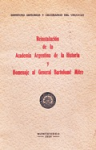 Reinstalación de la Academia Argentina de la Historia y homenaje al General Bartolomé Mitre vignette