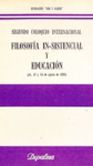 Segundo coloquio internacional filosofía in-sistencial y educación vignette