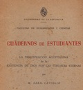 Cuadernos de estudiantes. La demostración agustiniana de la existencia de Dios por las verdades eternas vignette