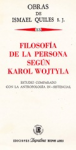 Filosofía de la persona según Karol Wojtyla. Estudio comparado con la antropología in-sistencial vignette