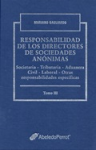 Responsabilidad de los directores de sociedades anónimas. Societaria, tributaria, aduanera civil, laboral, otras responsabilidades específicas vignette
