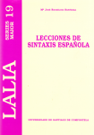 Lecciones de sintáxis española vignette