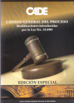 Código general del proceso. Modificaciones introducidas por la Ley Nº 19.090 vignette