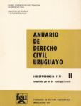 Anuario de derecho civil uruguayo vignette