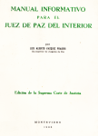 Manual informativo para el juez de paz del interior vignette