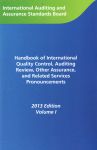 Handbook of International Quality Control, auditing review, other assurance, and related services pronouncements vignette