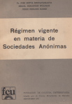 Régimen vigente en materia de sociedades anónimas vignette