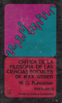 Crítica de la filosofía de las ciencias sociales de Max Weber vignette