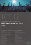 The international comparative legal guide to, oil & gas regulation 2014. A practical cross-border insight into oil and gas regulation work vignette