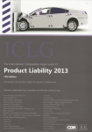 The international comparative legal guide to, product liability 2013. A practical cross-border insight into product liability work vignette