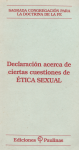 Declaración acerca de ciertas cuestiones de ética sexual vignette