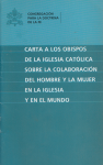 Carta a los obispos de la Iglesia católica sobre la colaboración del hombre y la mujer en la Iglesia y el mundo vignette