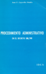 Procedimiento administrativo. En el decreto 500/991 vignette
