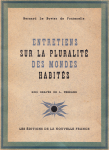 Entretiens sur la pluralité des mondes habités vignette